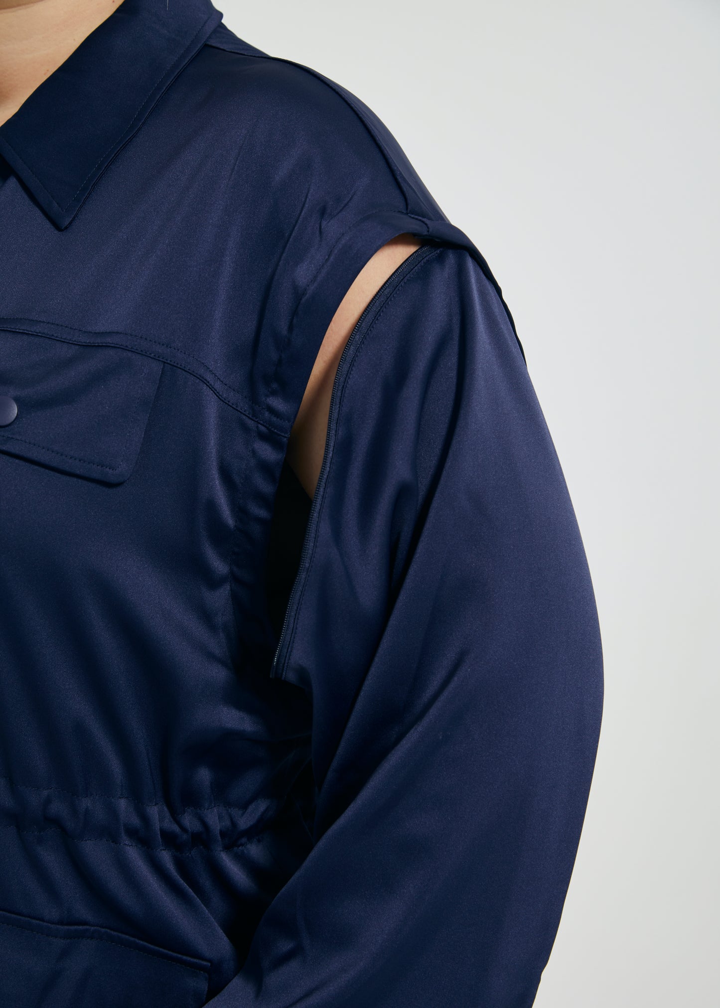 THE SATIN CARGO SHIRT