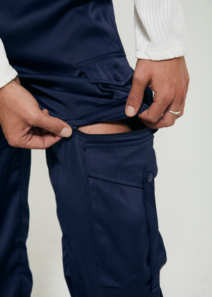 THE SATIN CARGO PANT